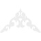 Ekena Millwork Pitch Kendall Architectural Grade PVC Gable Pediment, 72"W x 42"H x 1"P (14/12) GPP072X042X100KEN - alternate 4